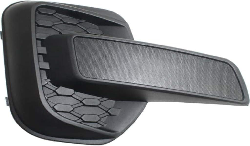 DAT AUTO PARTS Front Right Passenger Side Bumper Fog Light Hole Cover Trim Molding Replacement For 2010-2015 Chevrolet Equinox LS & LT Without Fog Lights Black Textured Plastic GM1039128 25798750