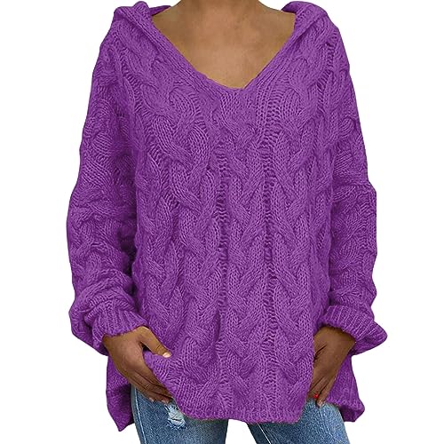 Pull grande taille lilas femme finitions soignées style gilet laine