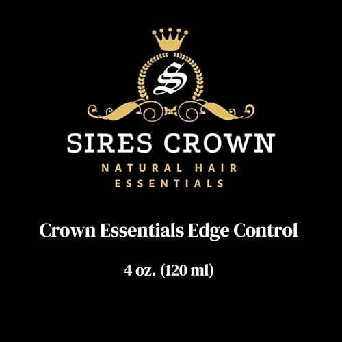 Miniatura 3 de Sires Crown Natural Hair Essentials - Crown Essentials Edge Control - Gel de peinado Strong Hold - Tarro de 4 onzas