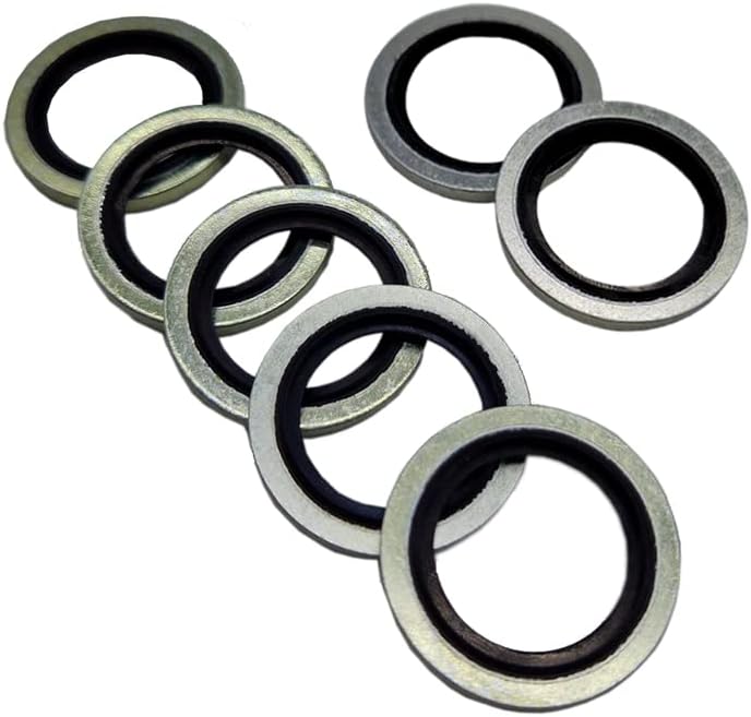 BSP Bonded Seals/Dowty Washers - with Nitrile Rubber - Various Sizes in Packs (1/2" BSP, 25)