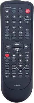 SE-R0323 SER0323 Replace Remote Compatible with Toshiba DVD Video VCR Combo | DVD Player SD-V296 SDV296 SD-V296KU SDV296KU SD-V296KC SDV296KC