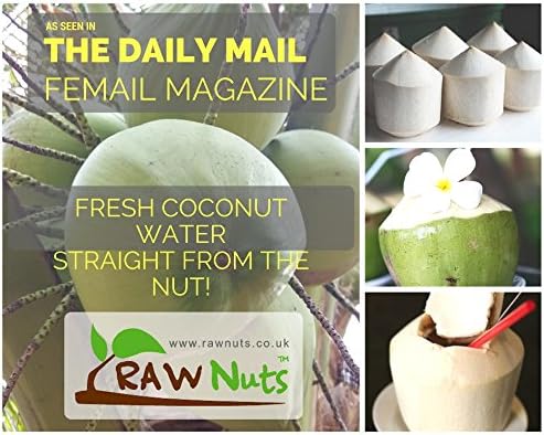 Fresh Whole Thai Young Coconuts - 18 Pack - 100% Pure Raw Coconut Water Straight from The Coconut!