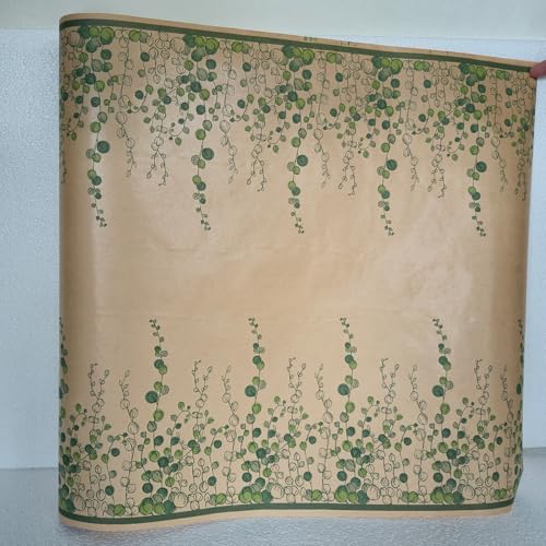 Image of Oasis Eco-Friendly Bouquet Wrapping Roll | Foliage Green Printed Luxe Flower Wrap For Fresh Flowers & Gift Packaging | Florist Essential Supplies - 25 Meter Long