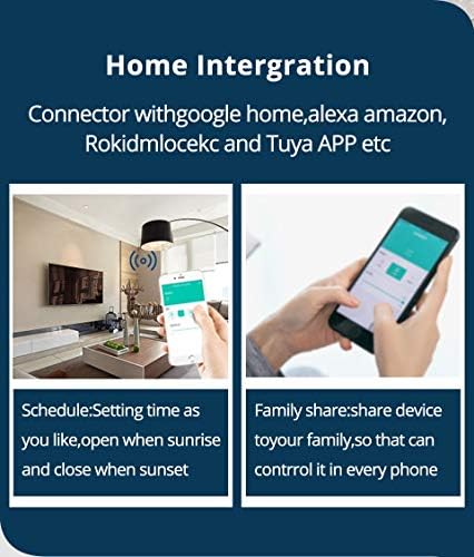 zemismart Smart Motorized Chain Roller Blinds, WiFi DIY Roller Shade Driver,Motorized Blinds,Timer Alexa Google Assistant Voice Control Timer Control (Motor with 15 channels remote)