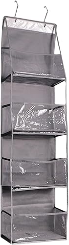 Space Saving Over The Door Handbag Storage Organiser White PVC Hanging Bag for Closet Bedroom Home Organization Tool