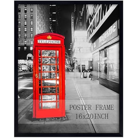Lavezee 16x20 Black Poster Frame Cover