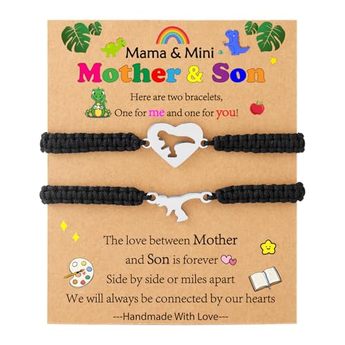 Image of P. BLAKE First Day of Kindergarten Bracelet Back to School Gifts Mommy and Me Matching Bracelets Set for Mother Daughter Son Girls Boys Jewelry Gifts