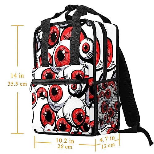 Sac à dos d'Halloween pour garçons rouge multicolore réglable - 5
