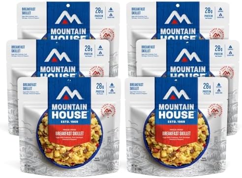 Mountain House Breakfast Skillet | Freeze Dried Backpacking & Camping Food | 6-Pack | Gluten-Free