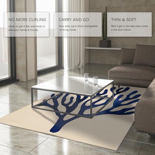 Tapis abstraits en forme d'arbre pour le salon et bureau de studio - 4