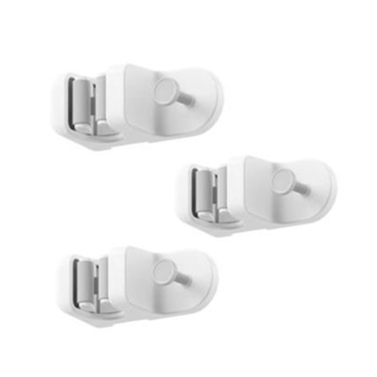 3Pcs Mop Broom Holder Hooks Heavy Duty Stainless Steel Broom Organizer