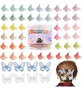 58 pcs Toddler Girls Hair Accessories Butterfly Hair Clips Kids Hair Clips for Styling Mini Cute ...