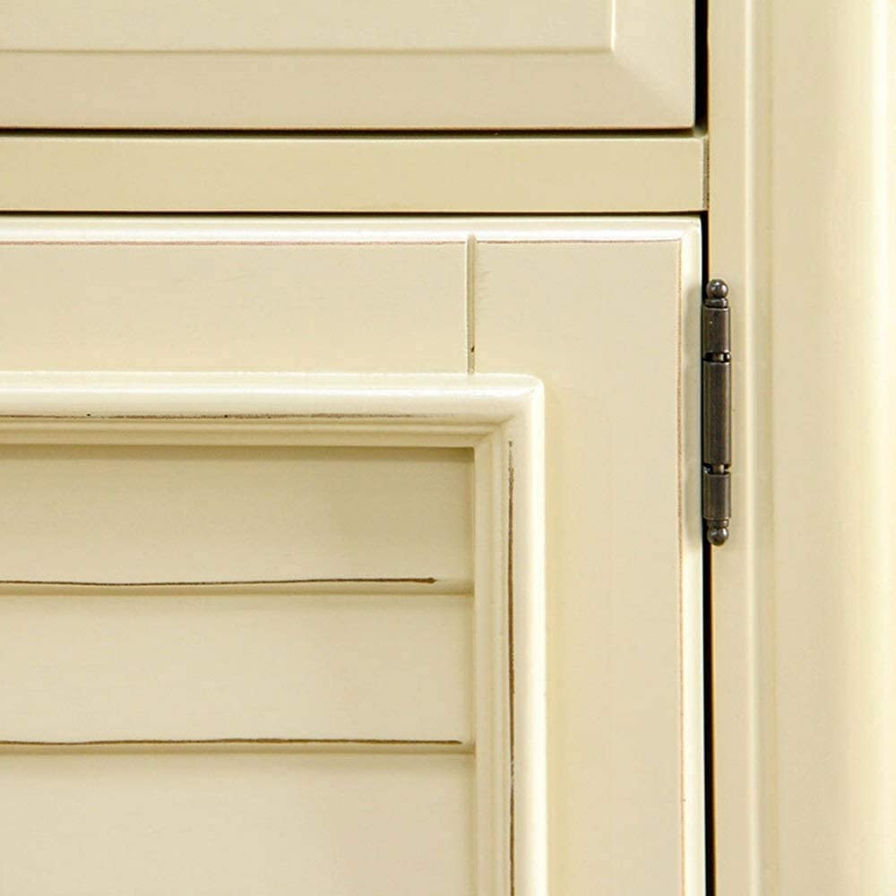 Comodino Semplice Comodino per Camera da Letto Ufficio Country Country Americano Pastorale Retro Storage Comodino Comodino in Legno Massello Comodino Tavolini Laterali Comodino Set Comfortable