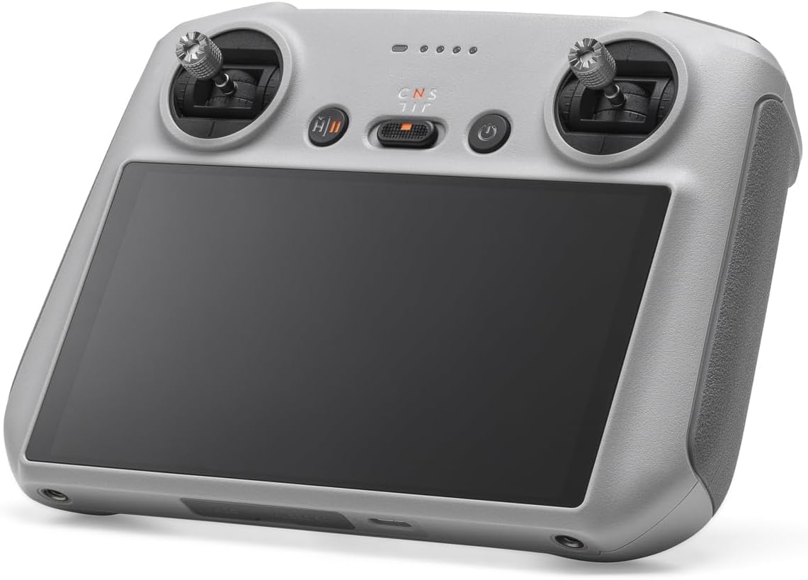 DJI Radiocommande RC pour Dji Mini 3,Mavic 3 et Air 2S | Controller leggero da 390 G, display FHD da 5,5 pollici, durata fino a 4 ore, bastoncini a doppia molla, O3 Plus