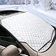 AHEJIOO Windschutzscheibenabdeckung Winter Frostschutz, Auto Frontscheibenabdeckung, Autoscheibenabdeckung Winter für PKW SUV, 150 x 100cm