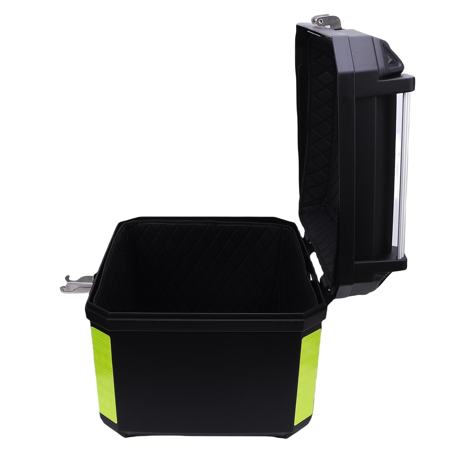 Boîte à Queue 47L avec Doublure en Cuir Abs Top Case Noir pour Véhicules électriques Scooters