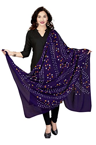RANI SAAHIBA Women's Pure Cotton Bandhani Dupatta