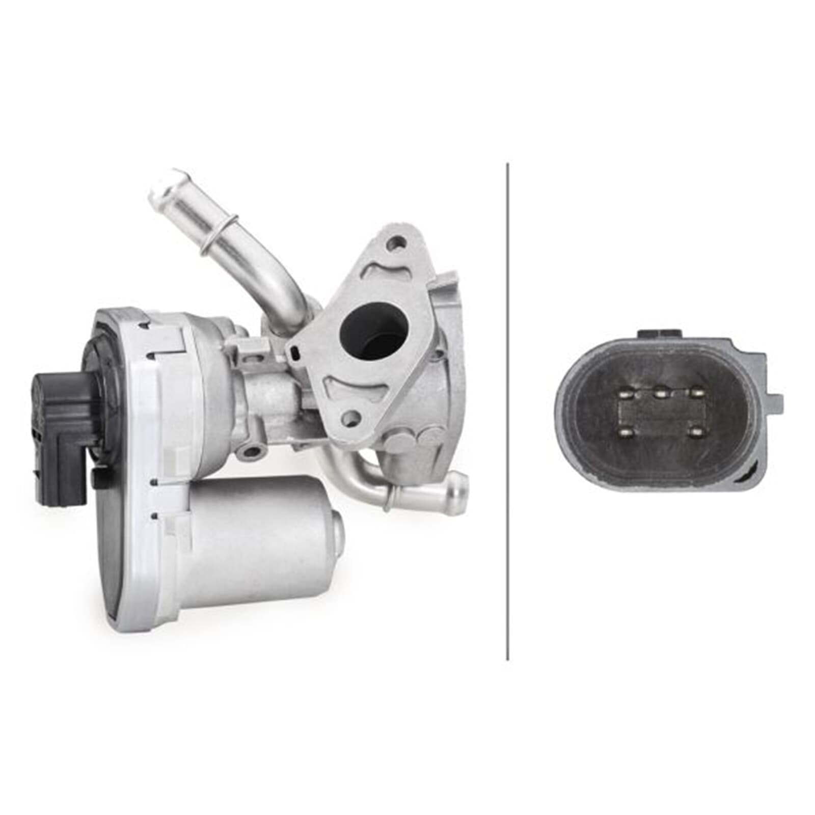 HELLA 6Nu 010 171-271 Vanne Egr - 12V - Électrique - Sans Joint D'Étanchéite | Compatible avec: FORD TRANSIT Bus, TRANSIT Kasten, TRANSIT Pritsche/Fahrgestell, TRANSIT TOURNEO Bus