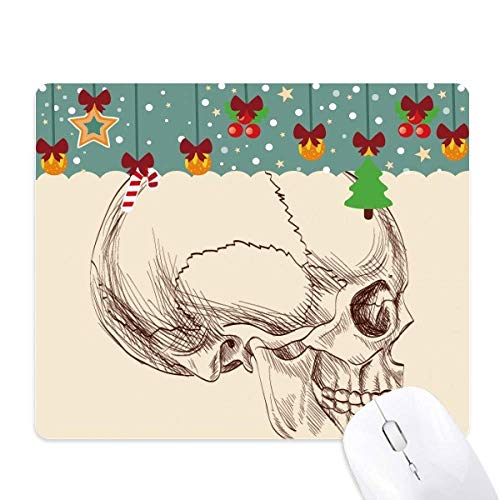 Tapis de souris crâne humain caoutchouc tapis souris gaming antidérapant