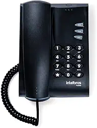 Telefone com fio Pleno Preto Intelbras