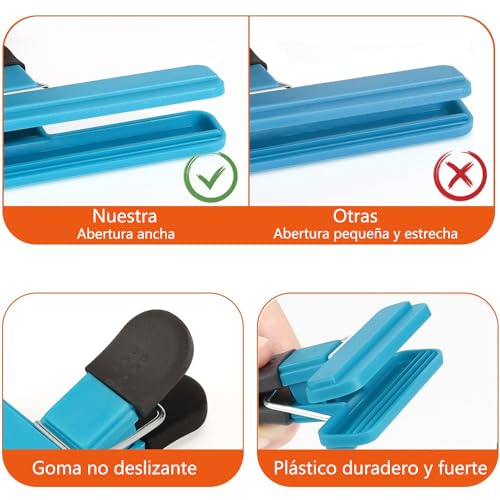 La Mejor review de Pinzas para cerrar bolsas comprados en linea. 9 La Mejor review de Pinzas para cerrar bolsas comprados en linea. 7