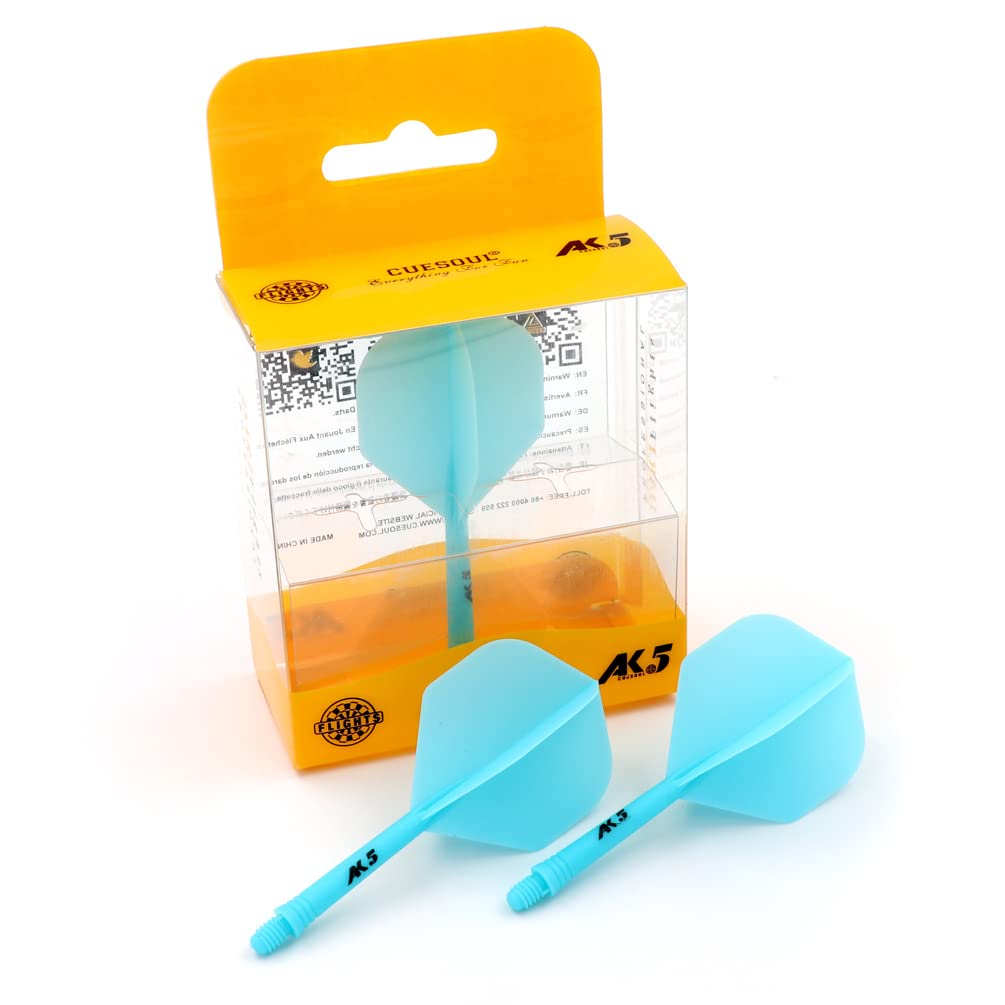 CUESOUL Rost Eje de dardo Integrado y Plumas estándar/lágrima de Pera/Forma Delgada con patrón Atractivo, Juego de 3 Piezas — view 42