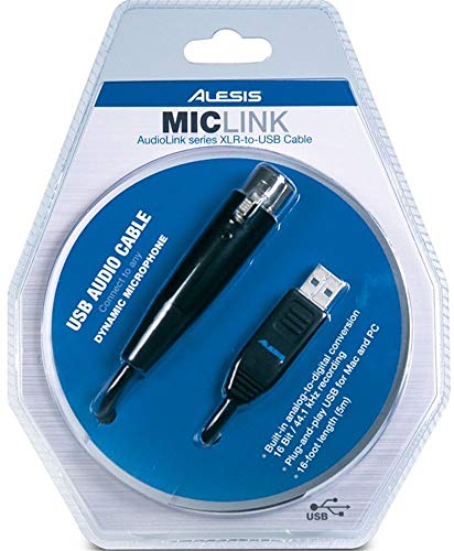 Xlr Cavo Convertitore Usb Con Audio Alesis Miclink