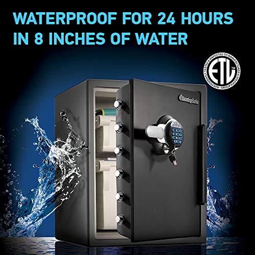 Sentrysafe Sfw205Gqc Fireproof Safe And Waterproof Safe With Dial Combination 2.05 Cubic Feet Gray/Black & 917 File Organizer Accessory, For Sfw205 Fire Safes #TOP3