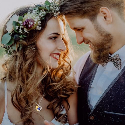 AENEAS Sunflower Necklaces for Women Sterling Silver You Are My Sunshine Necklace Sunflower Birthday Love Heart Mother's Day Gifts for Birthday Mothers Day Christmas Anniversary4