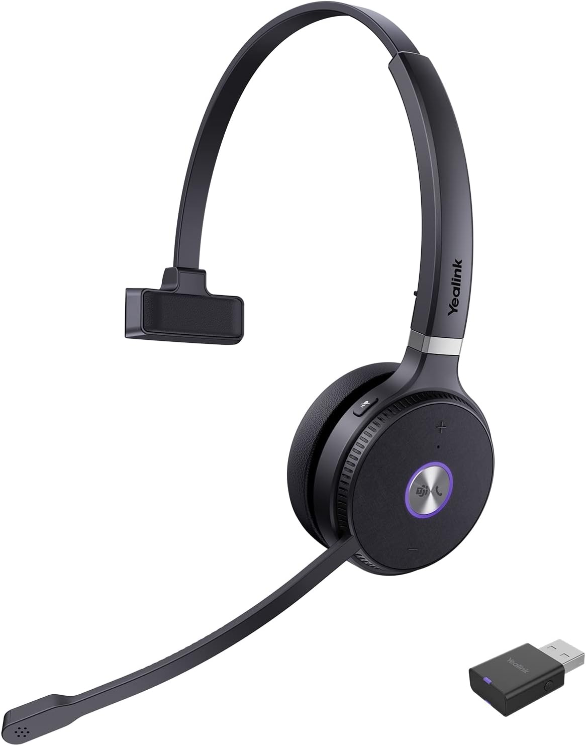 Yealink WH62 Mono Wireless Headset DECT Portable, Teams