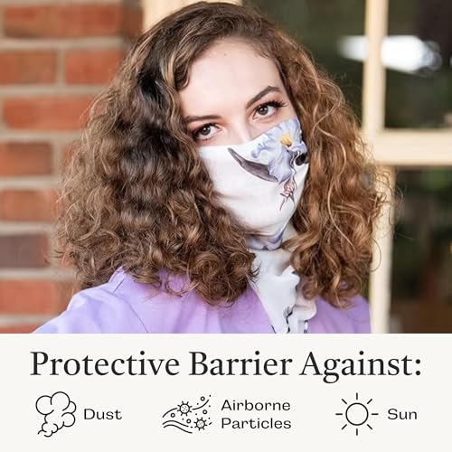 Scarf Mask – Adjustable Fashion Mask Neck Gaiter – Made of Polyester, Balaclava Mask for Women – Bandana4