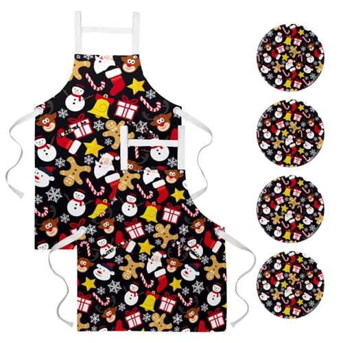 Tablier de serveuse pour cuisine et pâtisserie lors des fêtes en famille