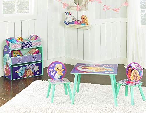 Barbie Mermaid Table & Chairs Set, Multi Color