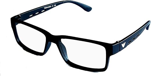Glasswear Black Frame Anti Glare Reading Glasses Lenses UV Protected Anti Reflective glasses All Reading Power Customizati...