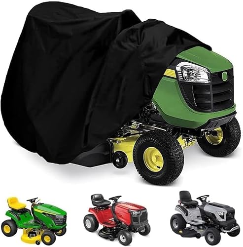 Lawn Mower Cover for Craftsman T1000 2014–2017, Riding Mower Cover with Premium Oxford Fabric, Water-Resistant Outdoor Storage Cover with Wind-Resistant Straps