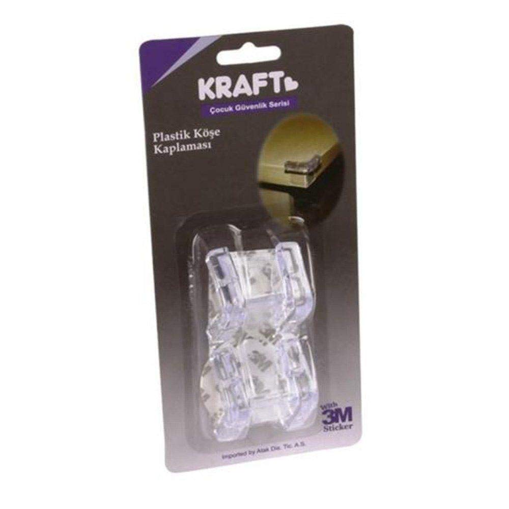 Kraft DG PT-2891 Lastik Köşe Kaplaması, Beyaz