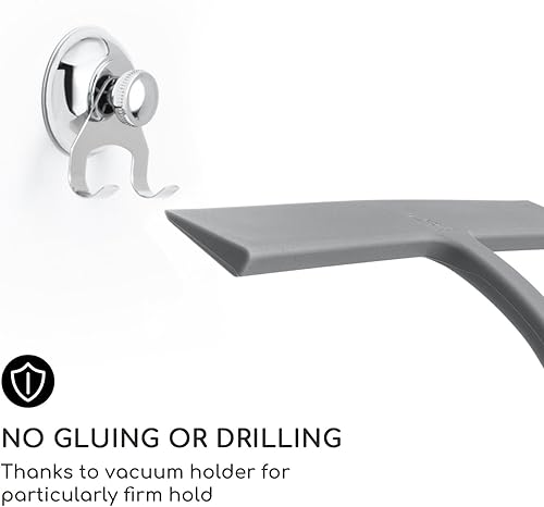 Vista 57 de GÜTEWERK Escobilla de ducha para puertas de vidrio, escobilla de silicona para ventanas, baño y limpieza de vidrio, color negro, 9 pulgadas