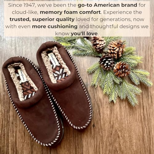 Dearfoams Men's Thompson Memory Foam Indoor/Outdoor Clog Slipper4