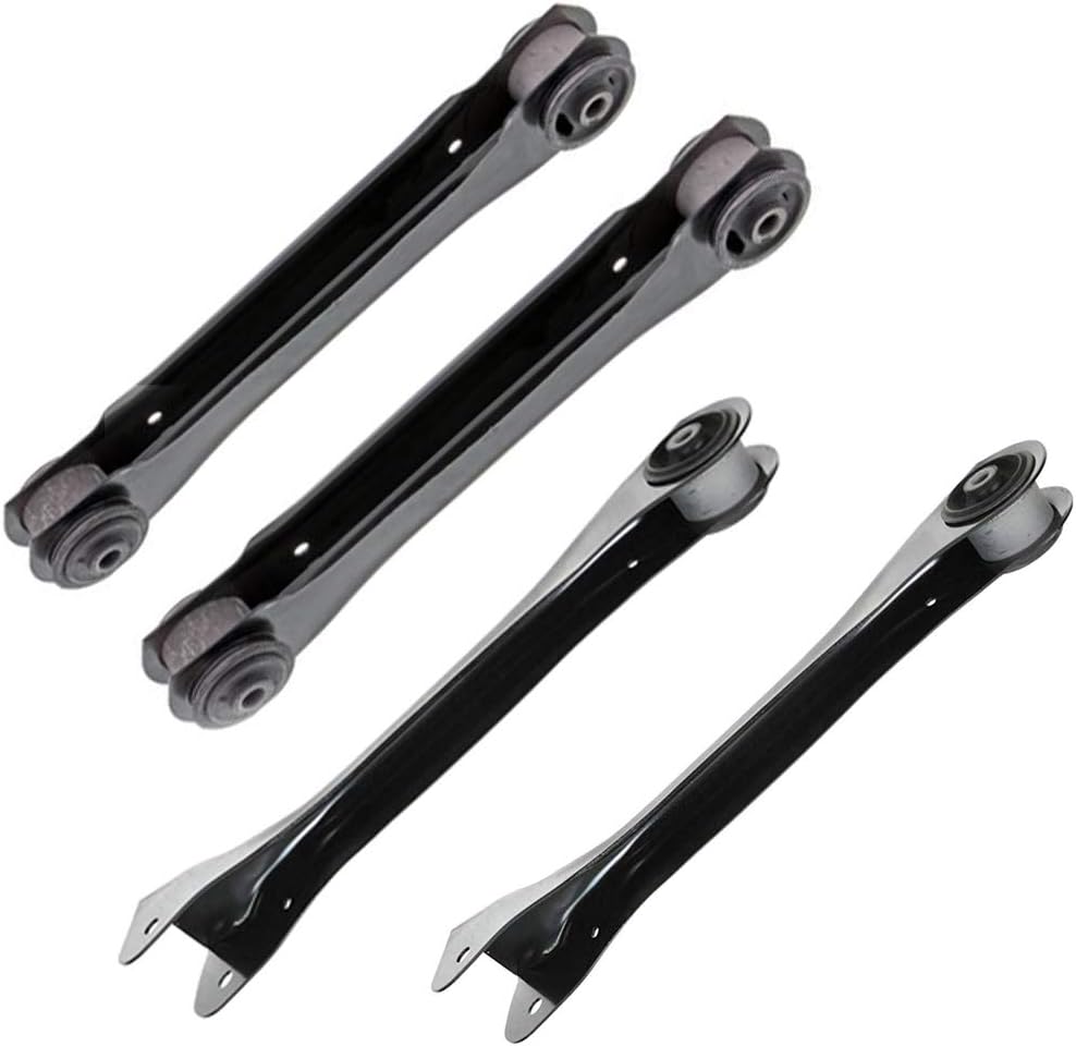 2 Front Lower Control Arm + 2 Front Upper Control Arm Compatible with 1993-1998 Jeep Grand Cherokee Replaces Dorman 520-319 520-337. Left and Right