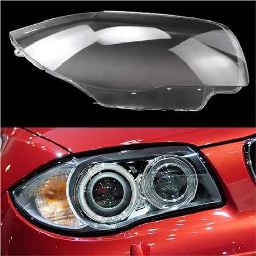 Coque de phare pour BMW Série 1 E87 2008-2011 cache-objectif transparent de rechange - 4