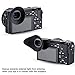 JJC 2 Types FDA-EP10 Viewfinder Eyecup Eyepiece for Sony A6300 A6100 A6000, 360° Rotatable Oval Design + Original Eyeshade Replacement
