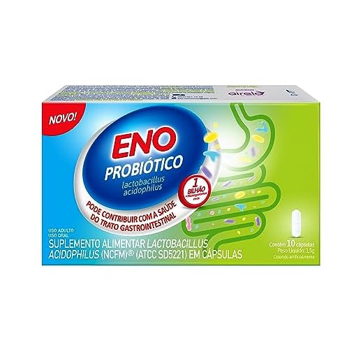 Eno Probiótico Suplemento Alimentar Diário, 10 Cápsulas