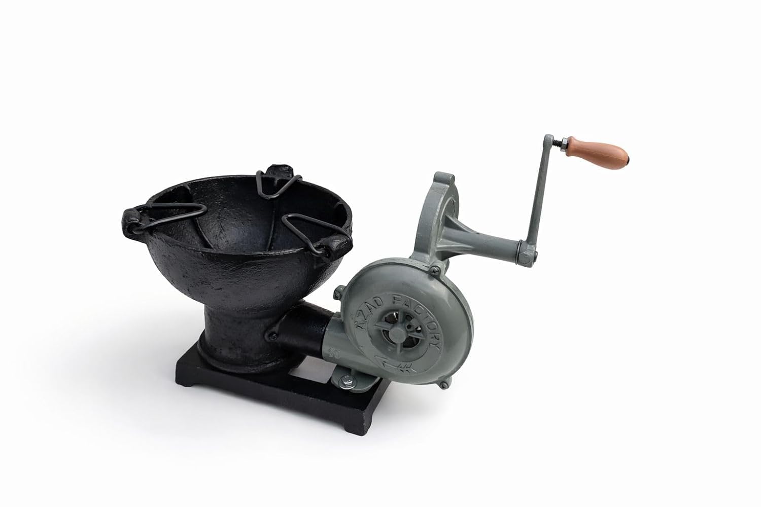 Heavy Duty Manual Blacksmith Coal Forge with Cast Iron Bowl | Hand Crank Forging Furnace for Knife Making, Tool Shaping, Farrier Work & Artisan Steel Crafting-image-20