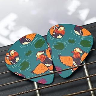 Lot de 12 médiators pour guitare acoustique et électrique Motif canards mandarins - Les Beatles, Paul McCartney, John Lennon, RIngo Starr, George Harrison Lot de 12 médiators pour guitare acoustique et électrique Motif canards mandarins – Image 7