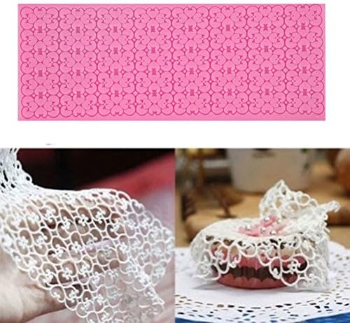 Money coming shop 1pc Lace Silicone Mold Mould Sugar Craft Fondant Mat Cake Decorating Baking Tools