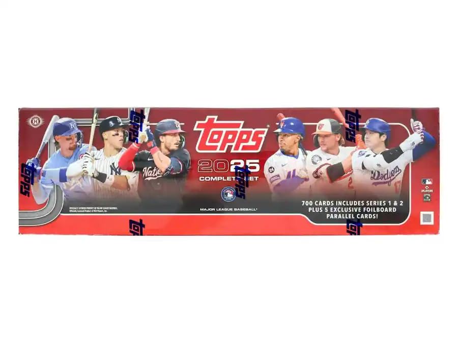 2025 Topps Factory Set Baseball Hobby (Box) 700 Cards Per Set + 1 Five-Card Foilboard Parallel Pack