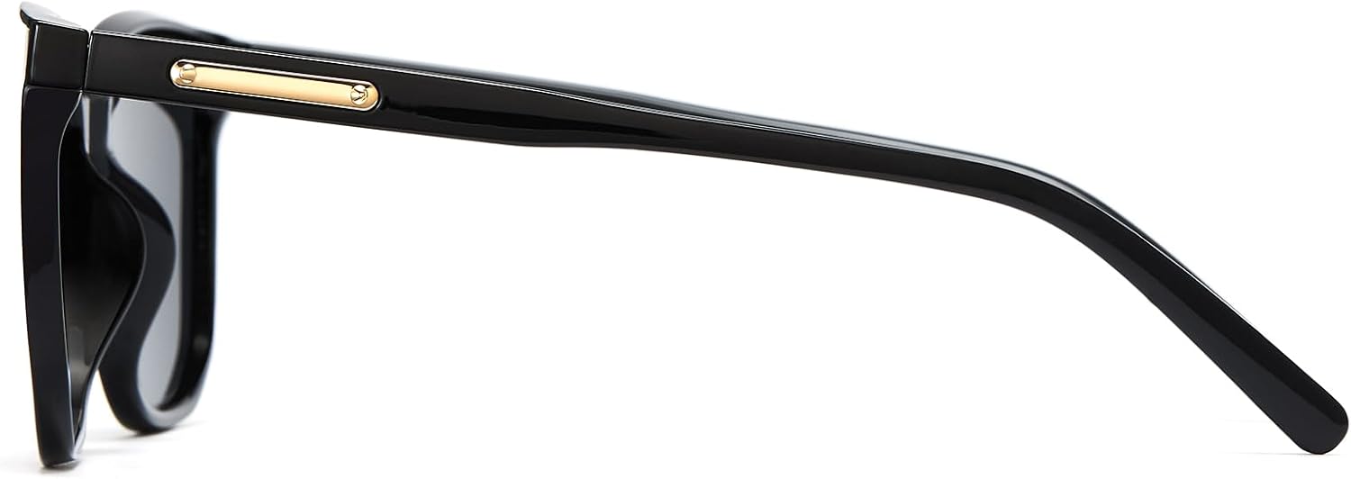 Cyxus Polarized Oversized Square Sunglasses for Women Men UV Protection TR Frame 1711 - Image 6