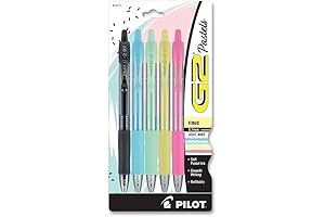 Pilot G2 Pastel Gel Pens: Captivating Artwork with a Mineral Edge