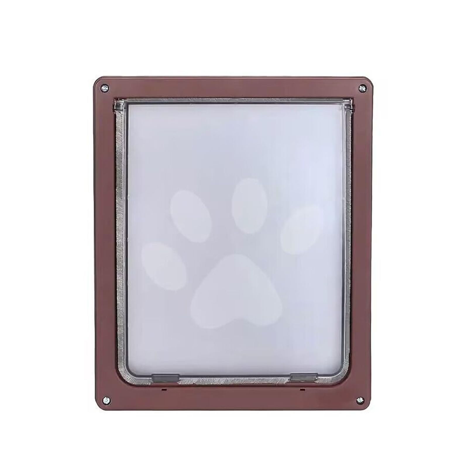 Dog Flap Door with 2 Way Locking Install in Interior and Exterior Door Entry and Exit for Dog and Clear Flap Secure Entry for Pets Locking Mount Interior Exterior