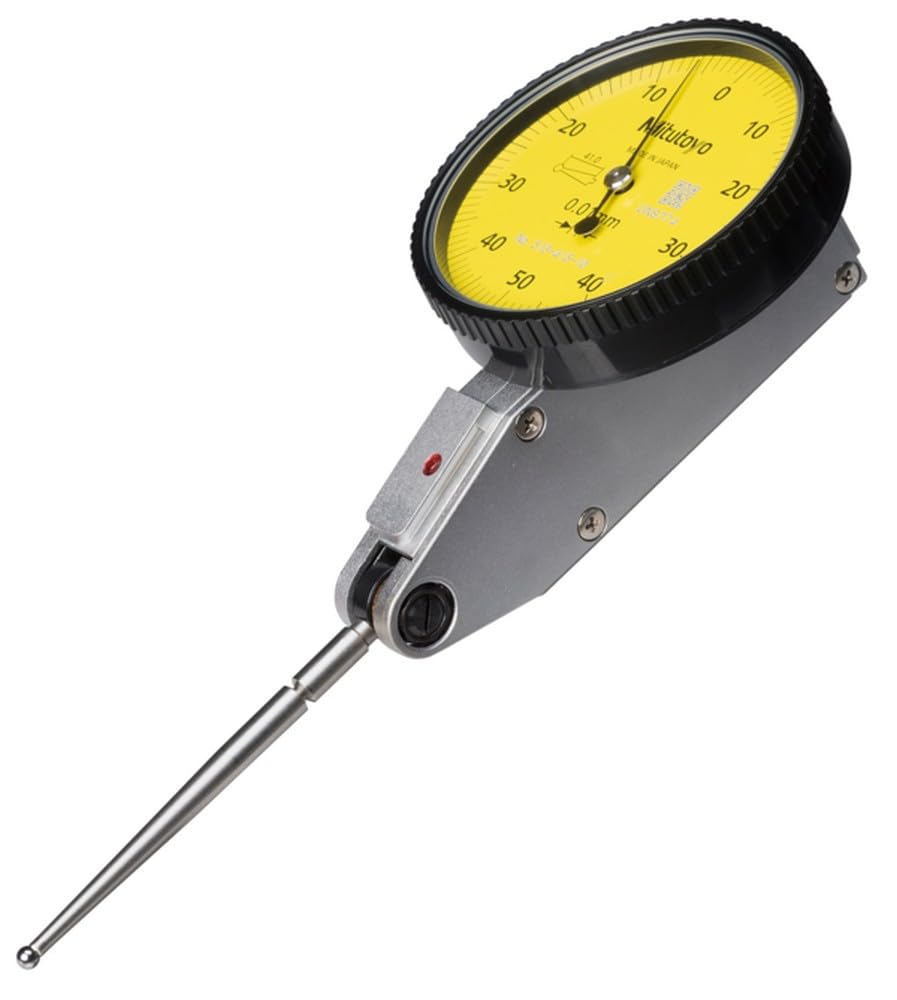 Mitutoyo Comparateur à palpeur orientable, modèle horizontal, 1mm, 0,01mm, tige 8mm
